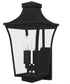 Quentin Large 4-light Outdoor Wall Light Earth Black