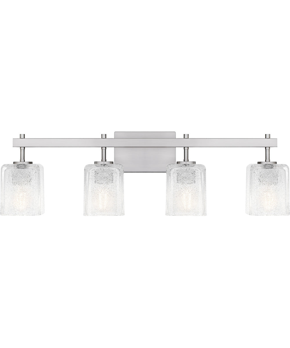 Brenthouse Extra Large 4-light Bath Light Brushed Nickel