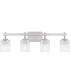 Brenthouse Extra Large 4-light Bath Light Brushed Nickel