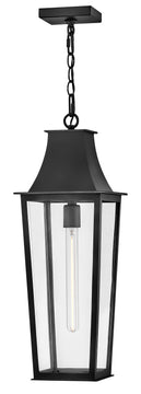 Georgetown 1-Light Large Hanging Lantern in Black