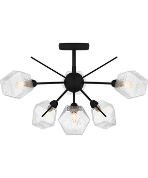 Salvador Extra Large 6-light Semi Flush Mount Earth Black