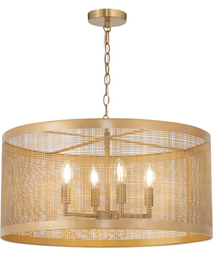 Hatcher 24 inch 4-Light Pendant Gold