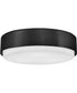 Cedric 3-Light Medium Flush Mount in Black