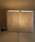 Rectangular Rounded Corner Premiere Hardback Small Lampshade Textured Oatmeal (6.5x12) (6.5x12) x 9