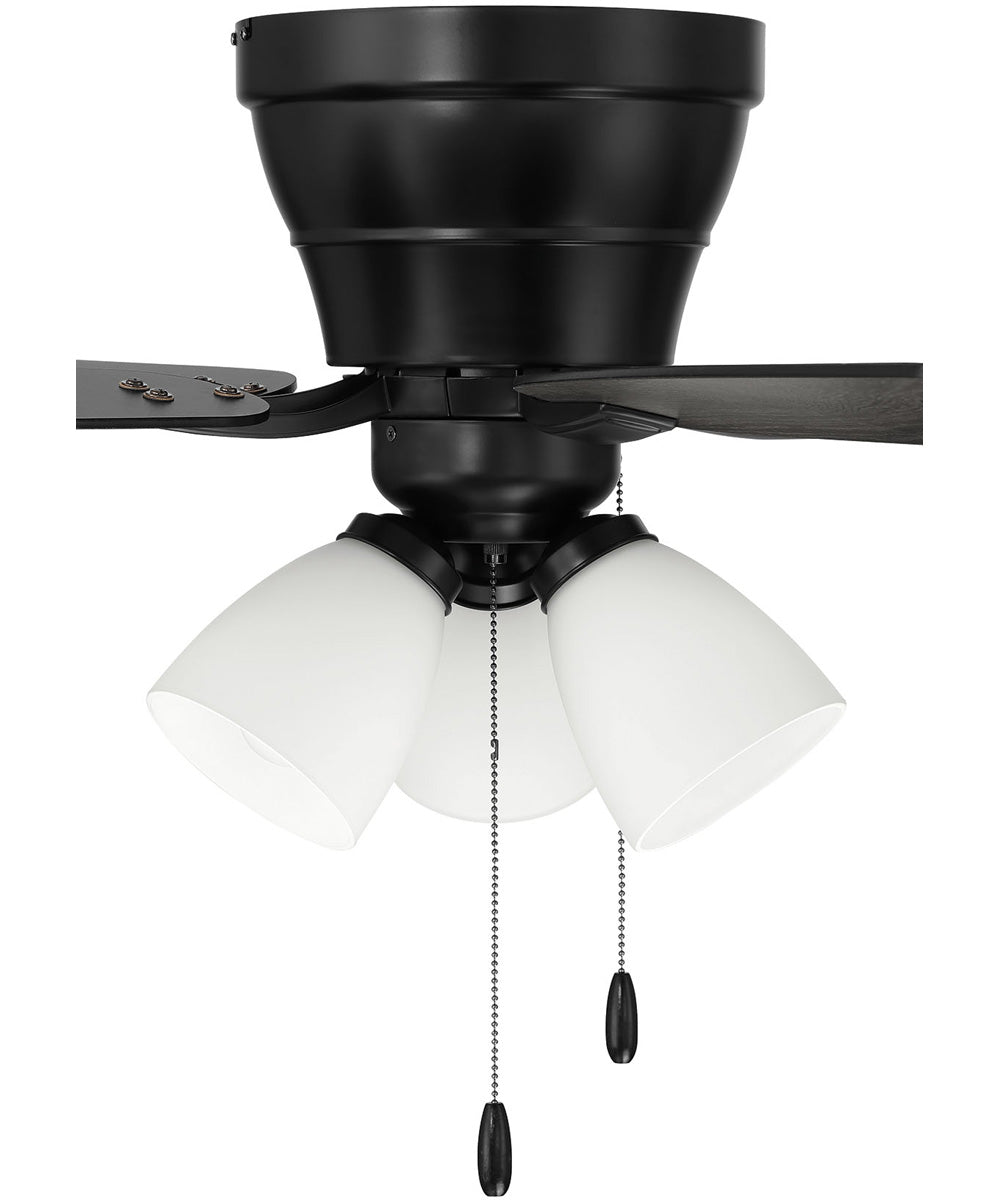 Wheeler 52 3-Light  3-Light Fan Flat Black