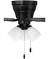 Wheeler 52 3-Light  3-Light Fan Flat Black