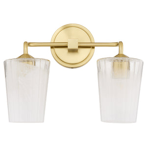 Providence 2-light Bath Vanity Light Aged Brass