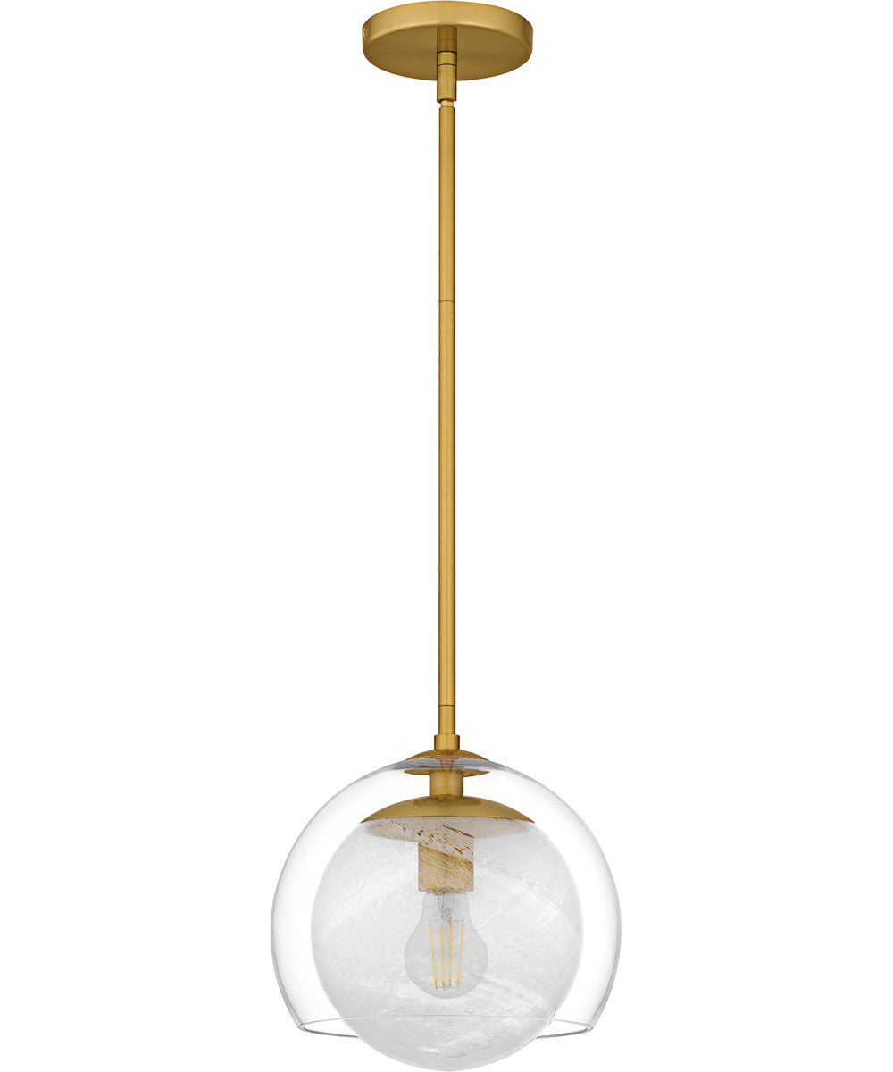 Quoizel Piccolo Pendant Small 1-light Mini Pendant Brushed Gold