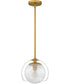 Quoizel Piccolo Pendant Small 1-light Mini Pendant Brushed Gold