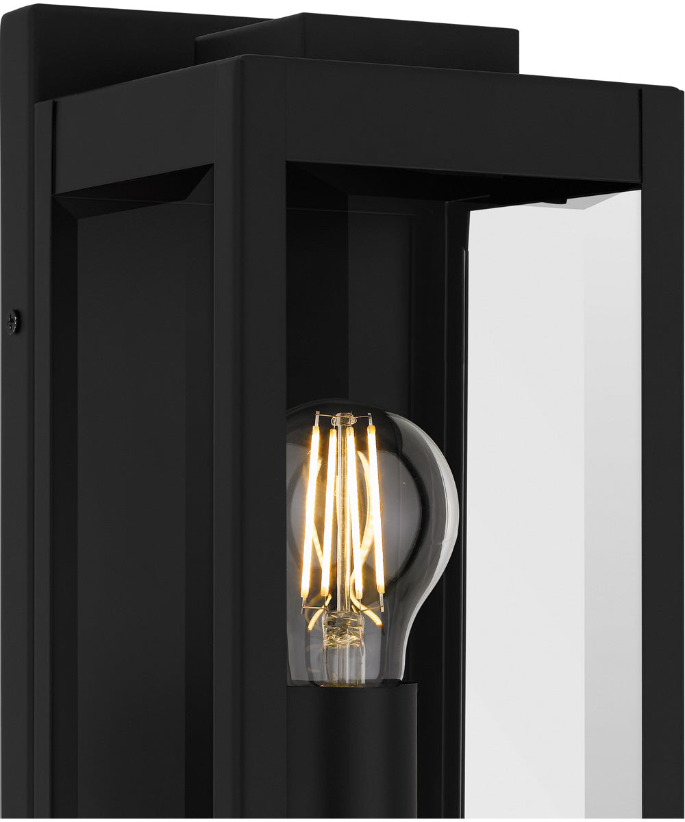 Eastover Small 1-light Outdoor Wall Light Earth Black