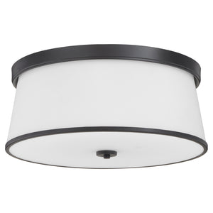 Weir 4-light Ceiling Flush Mount Matte Black