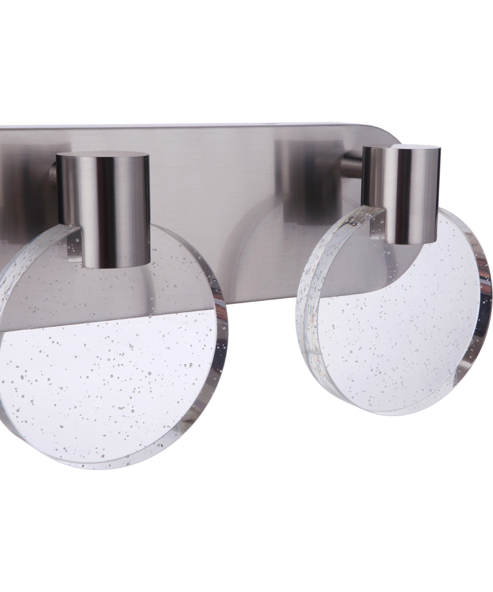 Glisten 3-Light Lighting Brushed Polished Nickel