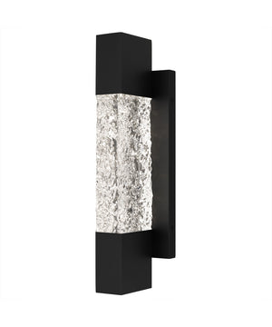 Solace Medium Outdoor Wall Light Matte Black