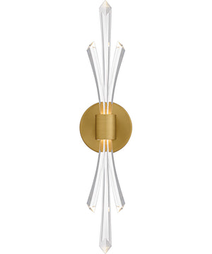 Cecily Small Wall Sconce Brushed Gold