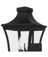 Quentin Medium 2-light Outdoor Wall Light Earth Black