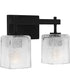 Brenthouse Medium 2-light Bath Light Matte Black