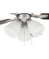 Wheeler 52 3-Light  3-Light Fan Brushed Polished Nickel