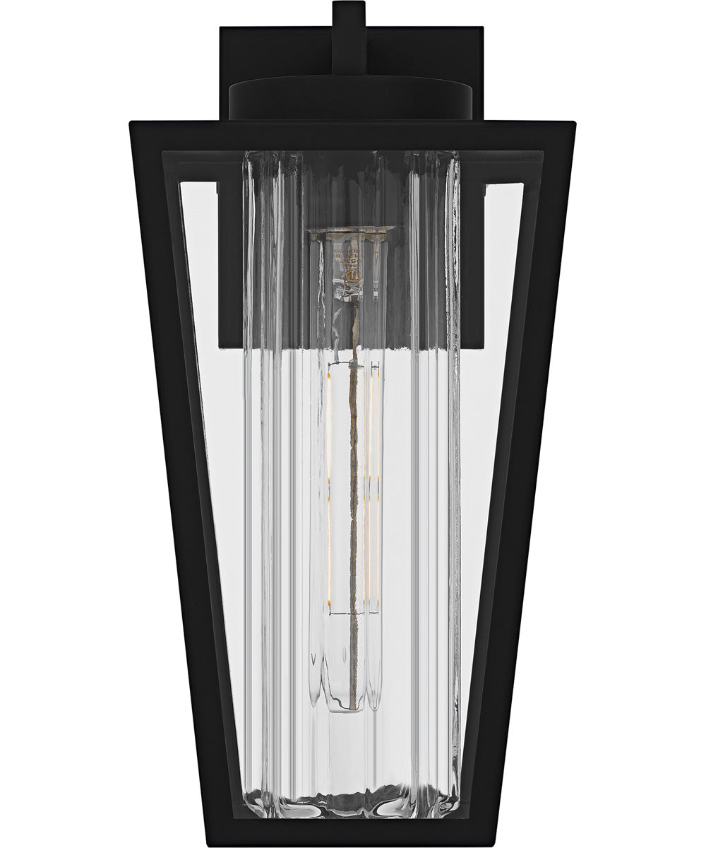 Jett Medium 1-light Outdoor Wall Light Matte Black