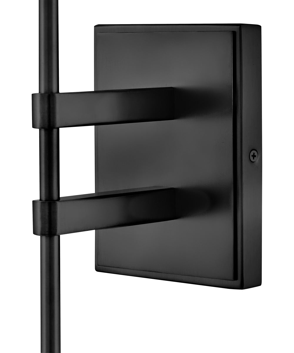 Benton 1-Light Large Single Light Sconce in Black