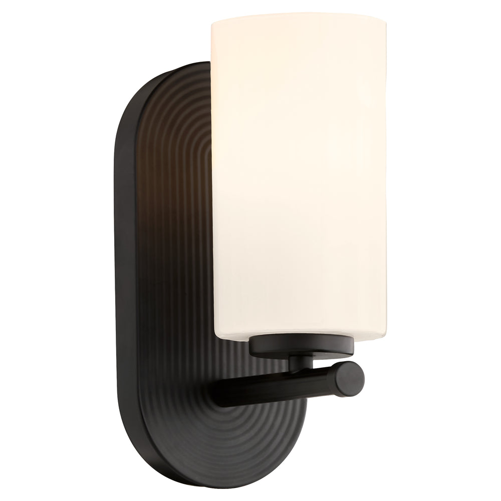 Belinder 1-light Wall Mount Light Fixture Matte Black