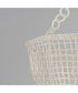 Cestino 4-Light Pendant Weathered White