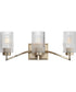 Rigata 3-Light Bath Vanity Satin Champagne