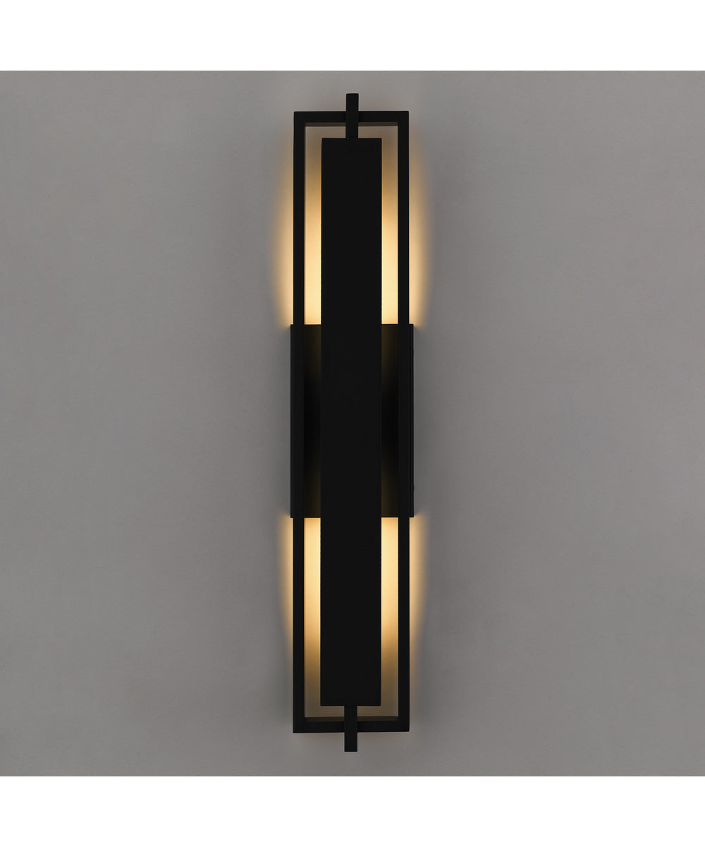 Pointsett Extra Large Outdoor Wall Light Matte Black