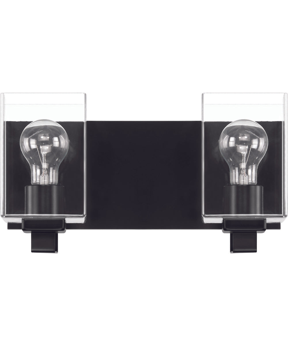 McClane 2-Light Lighting Flat Black