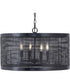 Hatcher 24 inch 4-Light Pendant Black