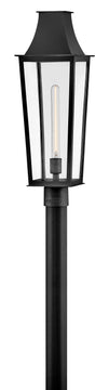 Georgetown 1-Light Large Post Top Lantern in Black