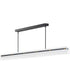 Spectre 61.5 inch Linear Pendant Black / Natural Aged Brass