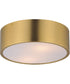 Tommy 12 inch  2-Light Surface Mount Satin Brass