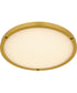 Quoizel Semi-Flush Mount Medium Semi Flush Mount Brushed Gold