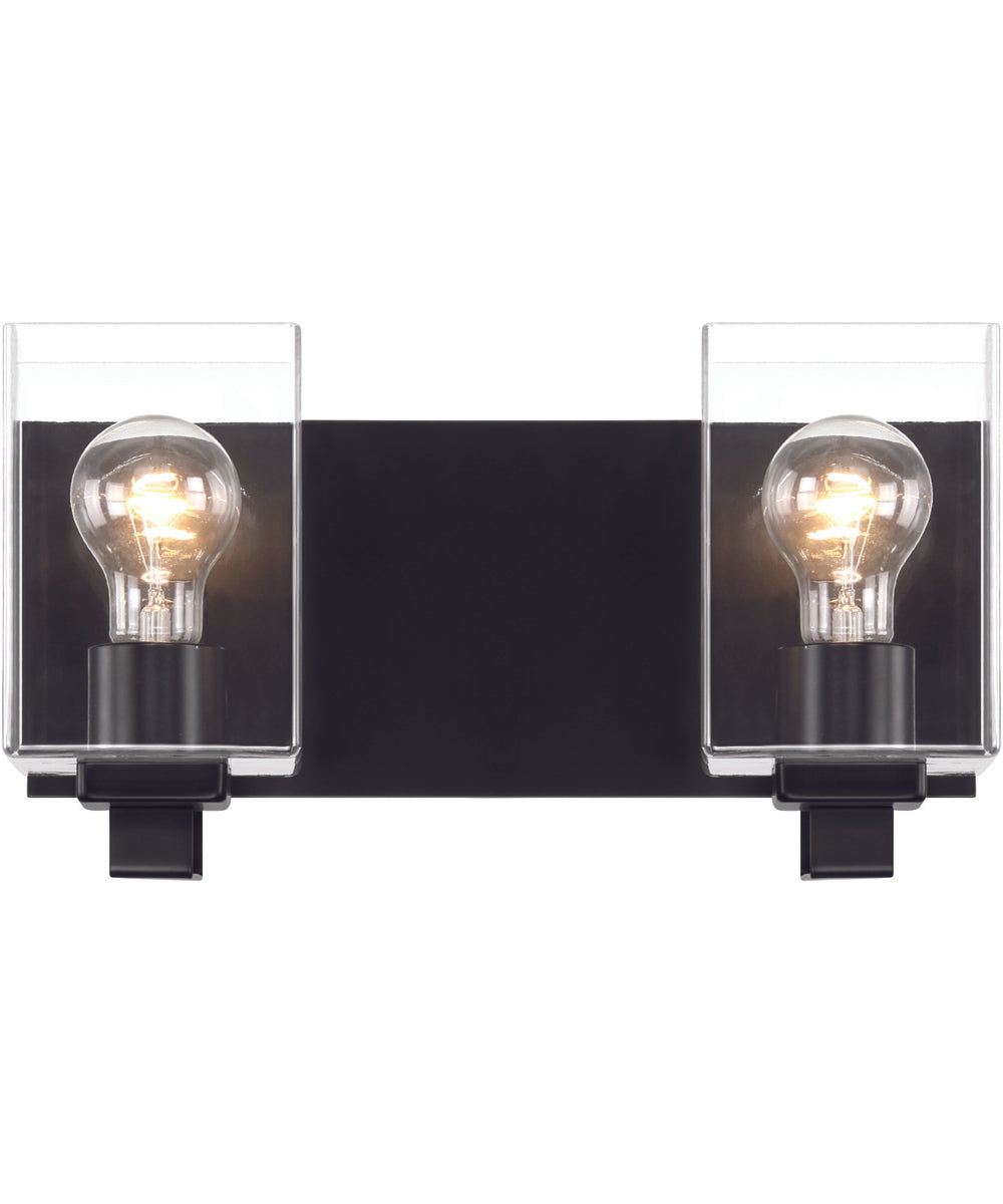 McClane 2-Light Lighting Flat Black