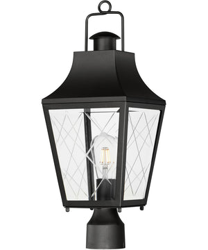 Storybook 1-Light Outdoor Post Black