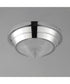 Hargreaves 1-Light Flush Mount Polished Nickel