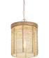 Vannerie 1-Light Large Pendant Ecru