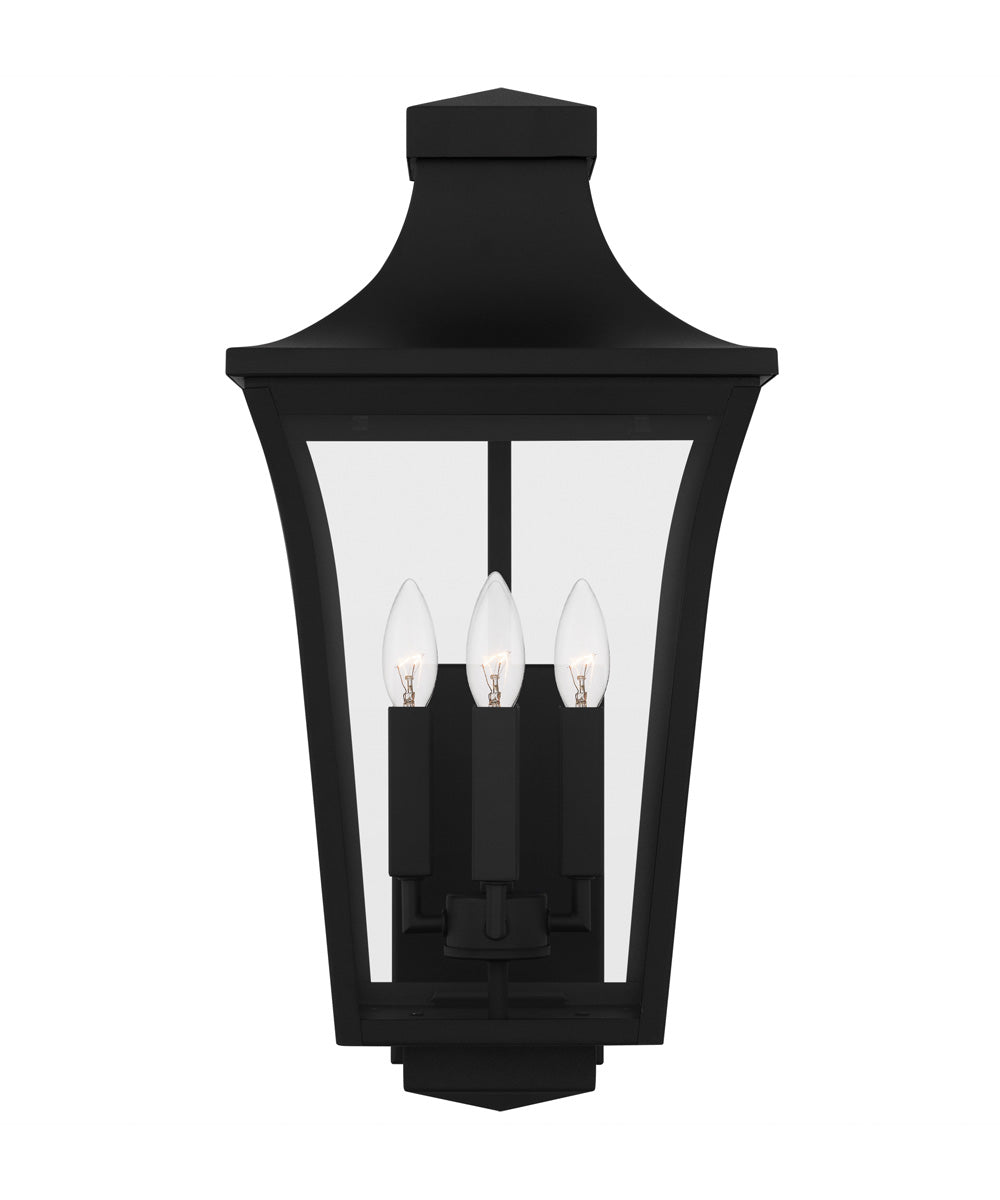 Quentin Large 4-light Outdoor Wall Light Earth Black