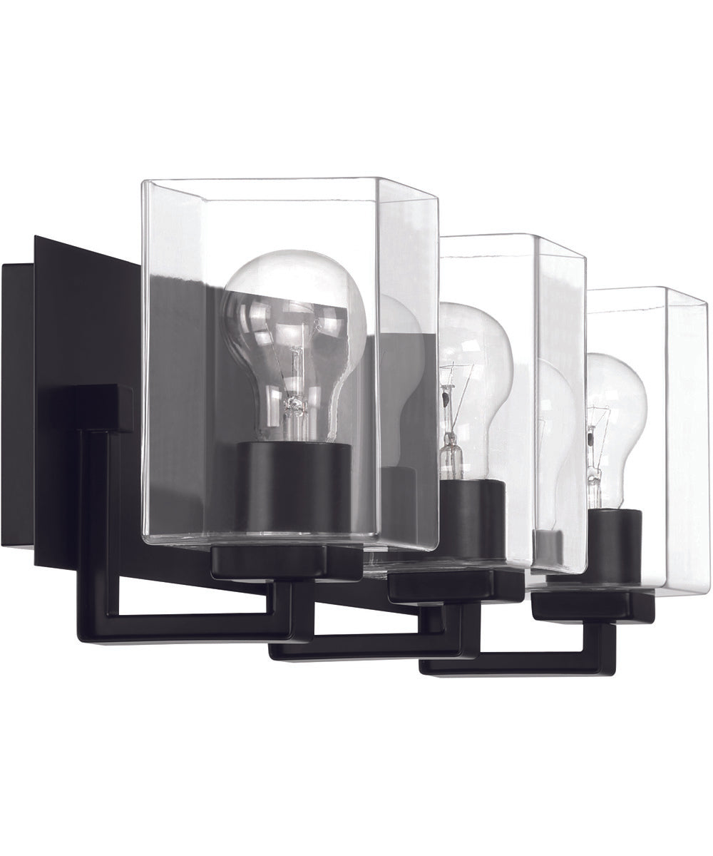 McClane 3-Light Lighting Flat Black