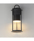 Windsor 1-Light Outdoor Wall Sconce Black Patina