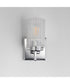 Rigata 1-Light Wall Sconce Polished Nickel