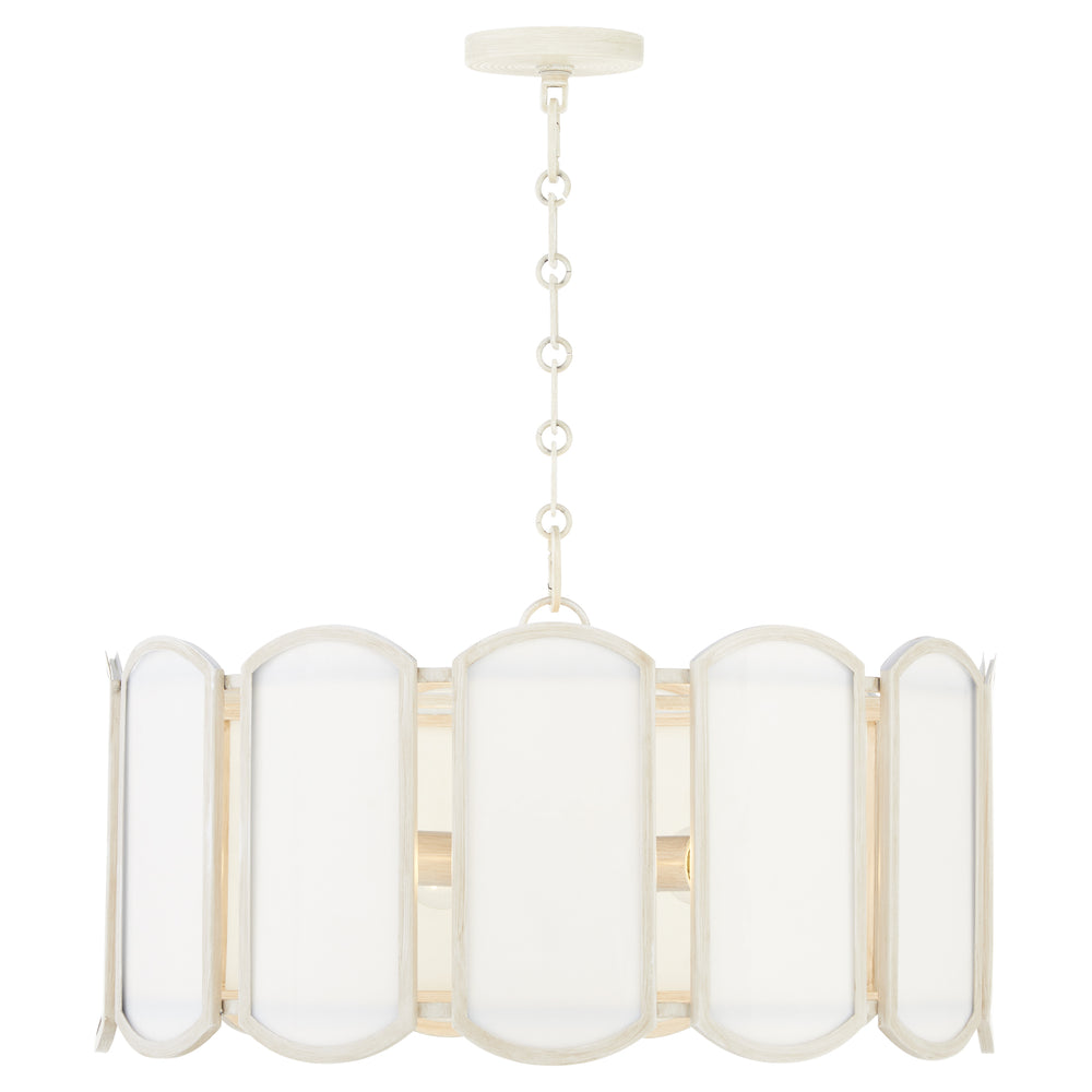 Belleview 5-light Pendant Washed Oak