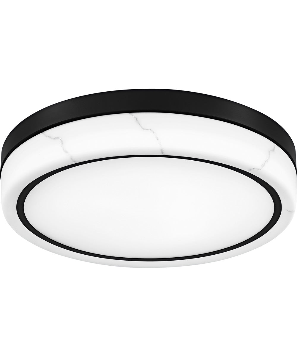 Quoizel Flush Mount Medium Flush Mount Matte Black