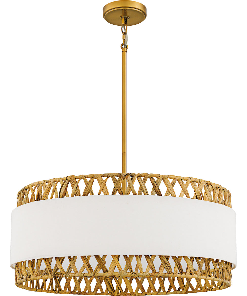 Kate Large 5-light Pendant Brushed Gold