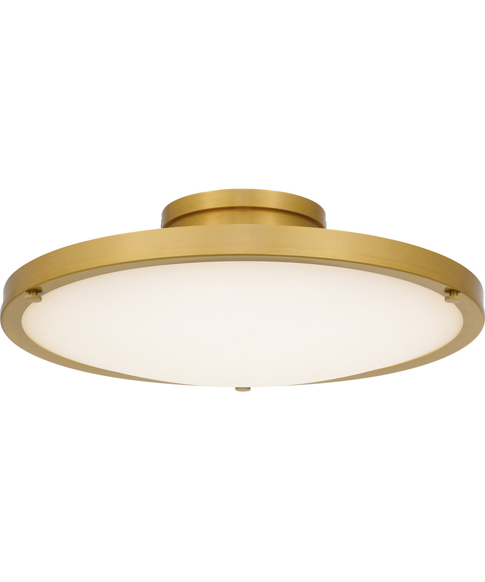 Quoizel Semi-Flush Mount Medium Semi Flush Mount Brushed Gold