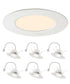 6 Pack - Brilli 5/6 inch LED Recessed Retrofit Downlight, Dimmable, Color Tunable