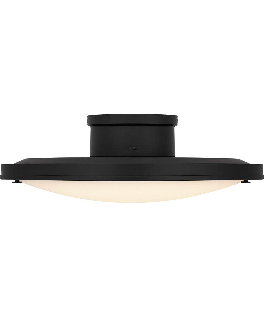 Quoizel Semi-Flush Mount Medium Semi Flush Mount Matte Black