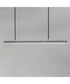 Spectre 48 inch Linear Pendant Black / Natural Aged Brass