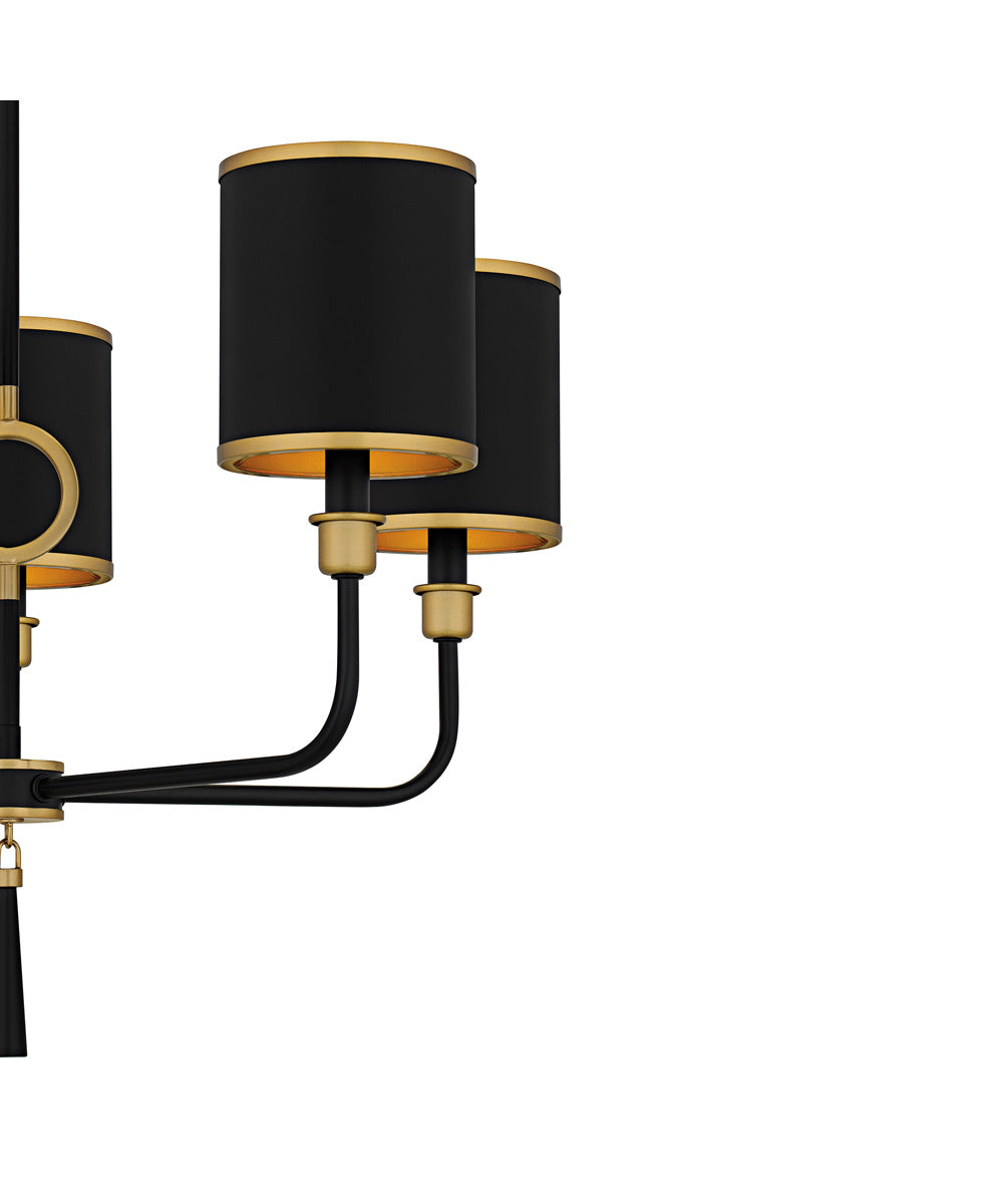 Lockery 5-light Chandelier Matte Black