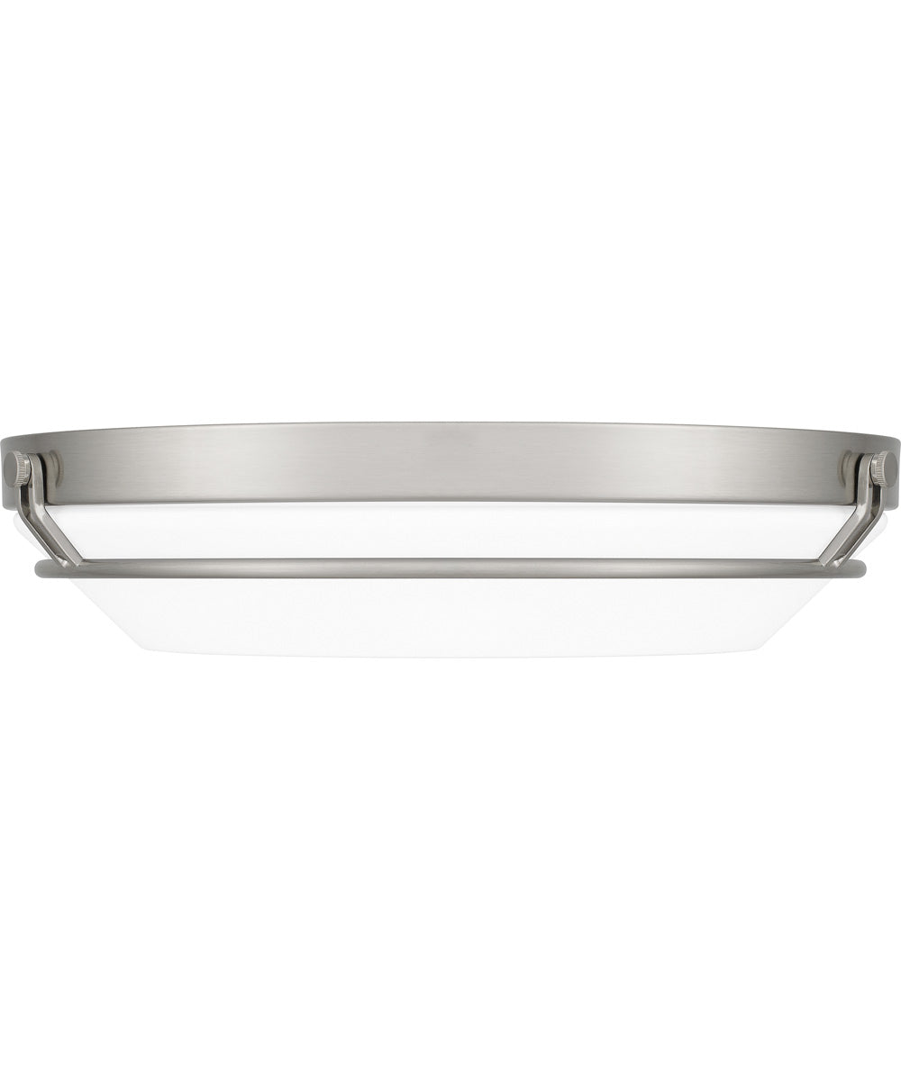 Dunbar Medium Flush Mount Brushed Nickel